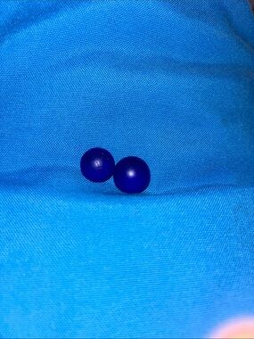 Marbles Not See Through Colored Blue Two In Stock NWOTS